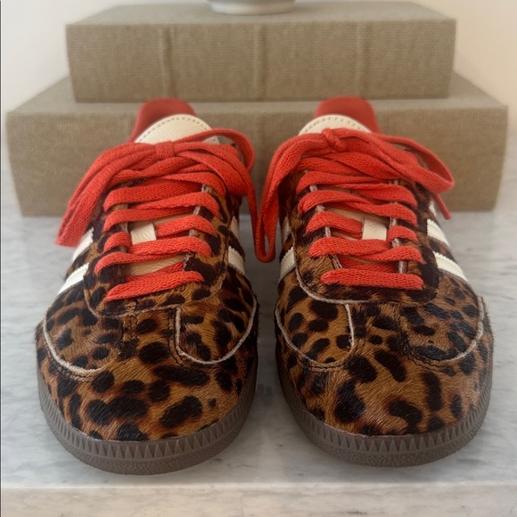 Adidas Samba OG leopard cheetah animal-print striped trainers- size M4/W5 - Picture 3 of 10